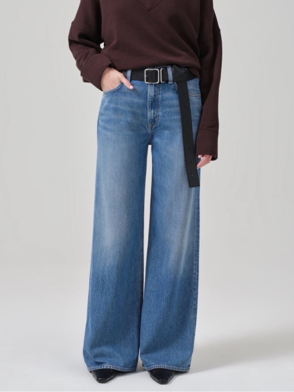 Citizens of Humanity Paloma Utility Trouser Jeans Women's 30 Poolside Wide Leg
